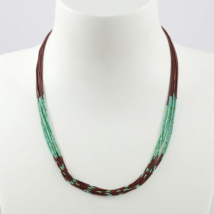 Pipestone and Turquoise Necklace