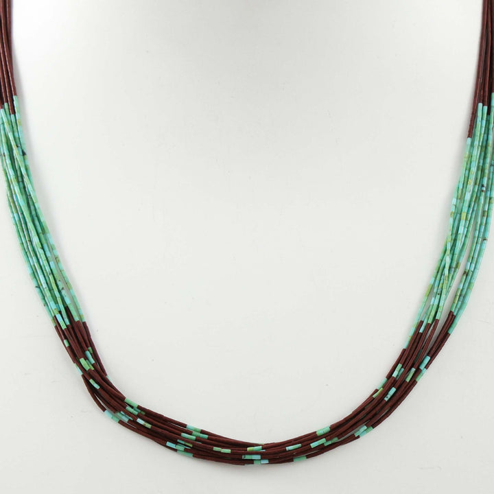 Pipestone and Turquoise Necklace