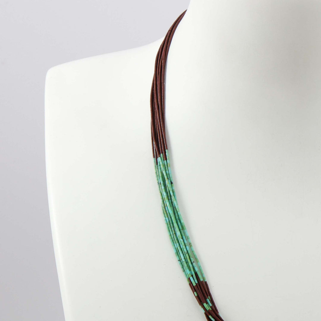 Pipestone and Turquoise Necklace