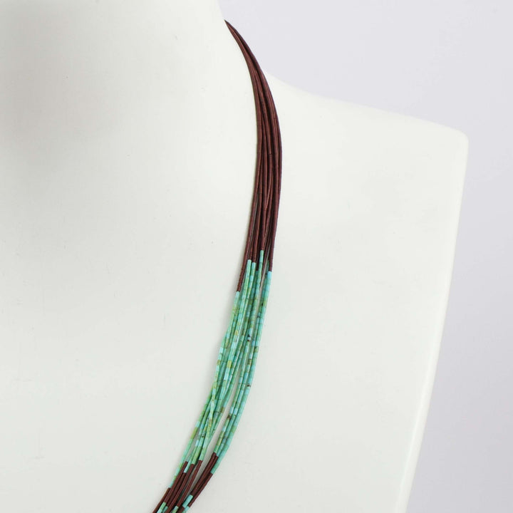 Pipestone and Turquoise Necklace