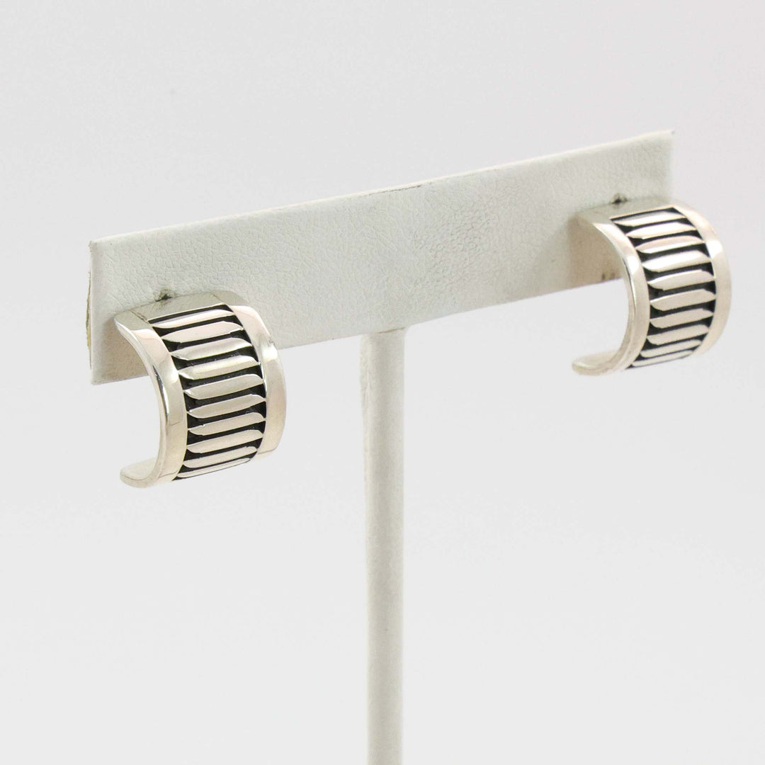 Silver Hoop Earrings