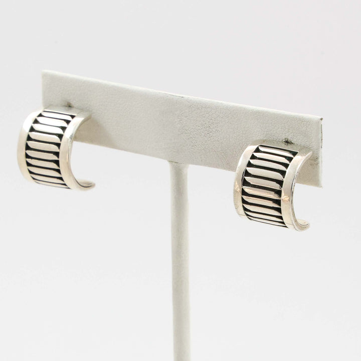 Silver Hoop Earrings