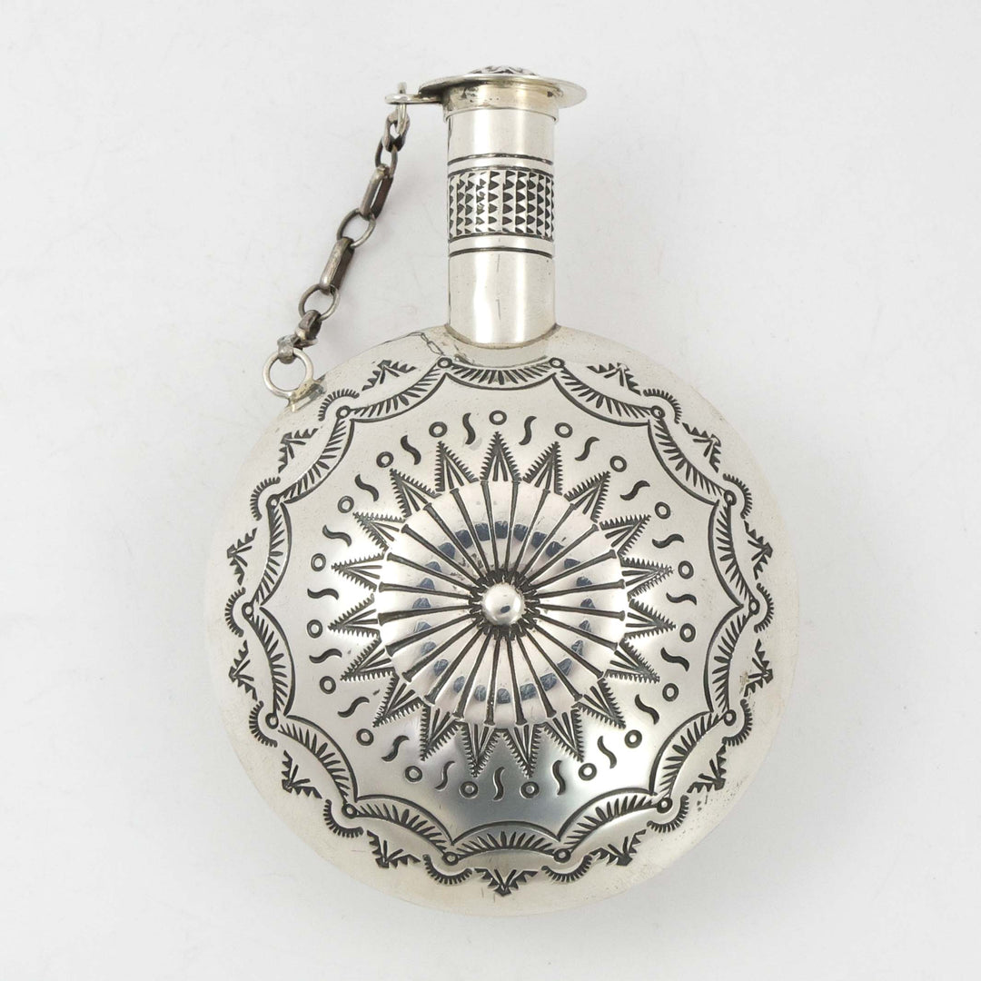 Stamped Silver Canteen