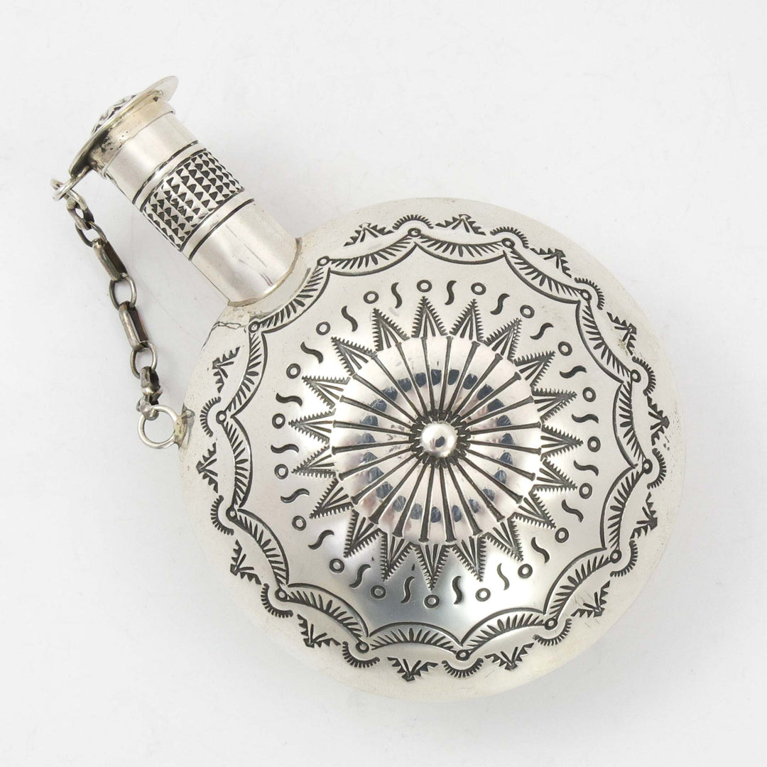 Stamped Silver Canteen