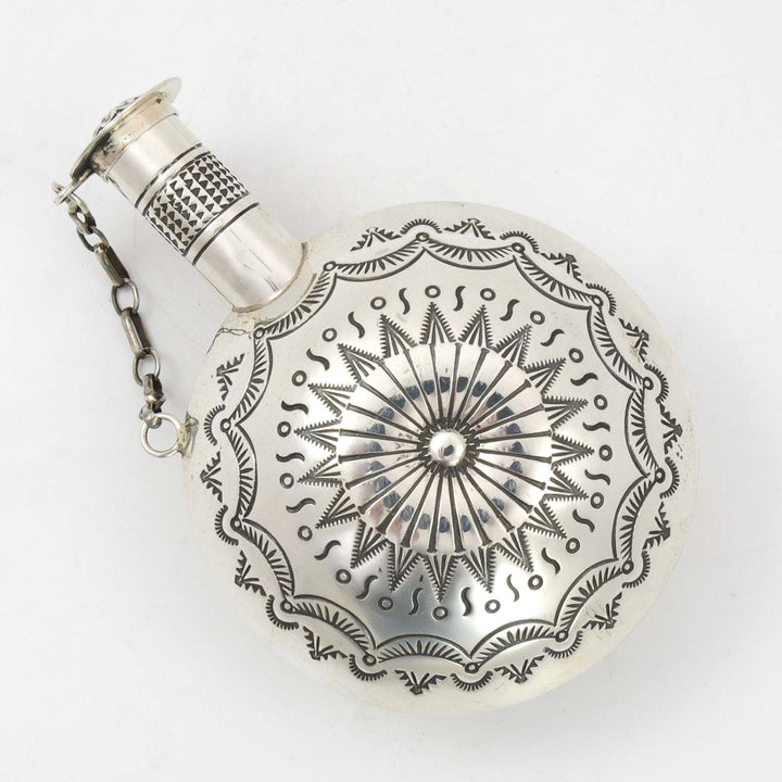 Stamped Silver Canteen