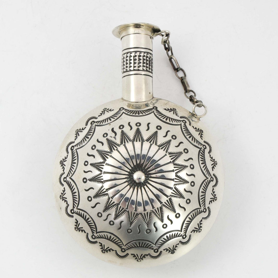 Stamped Silver Canteen