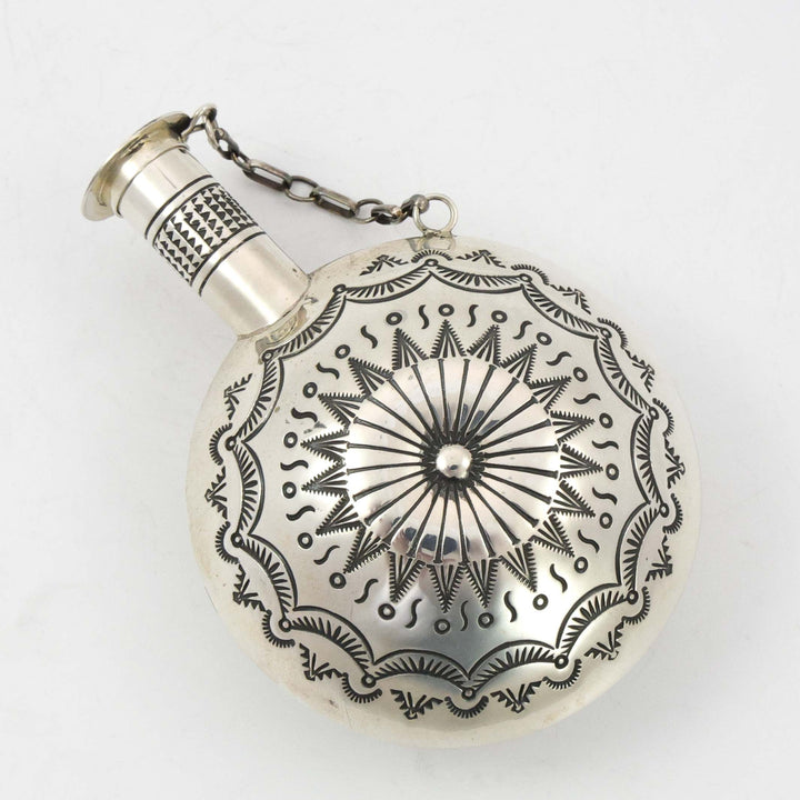 Stamped Silver Canteen