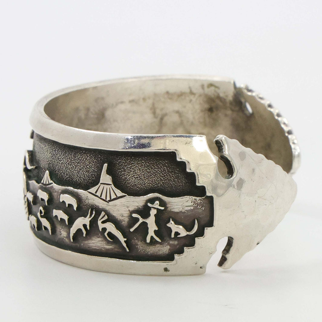 1980s Navajo Storyteller Cuff