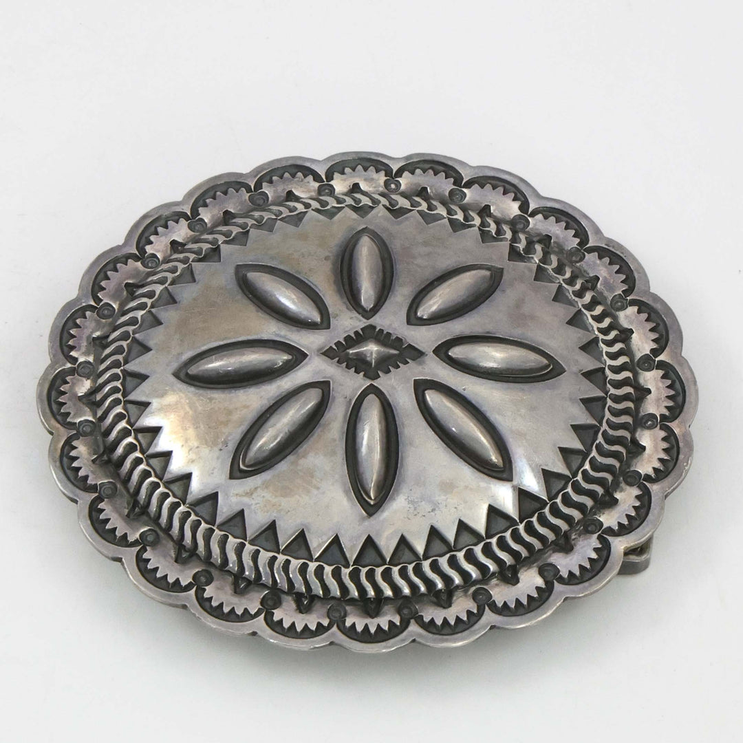 Stamped Silver Buckle