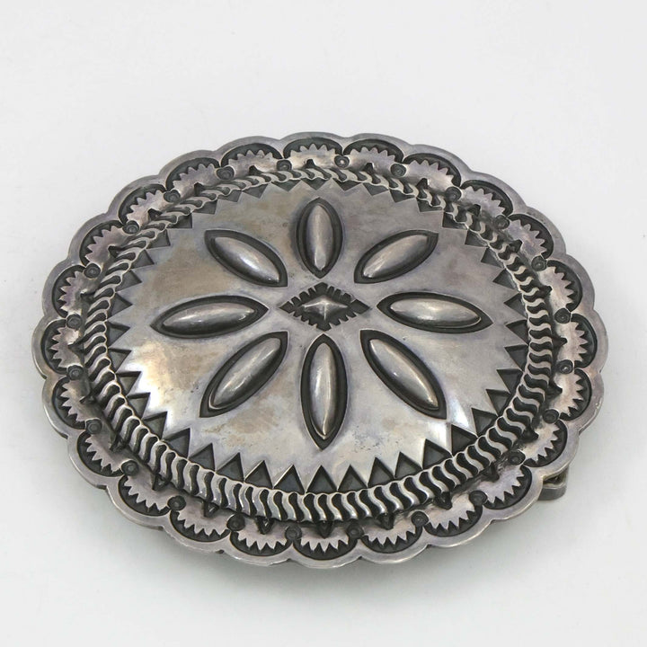 Stamped Silver Buckle