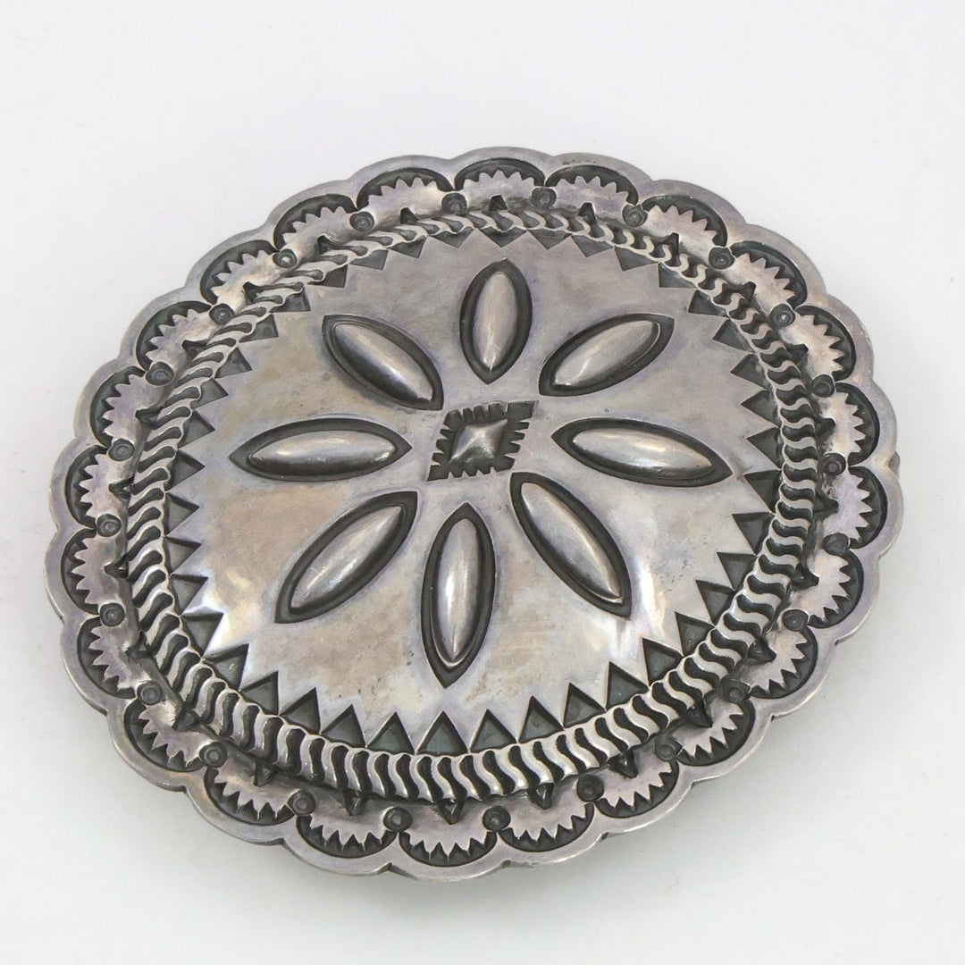 Stamped Silver Buckle
