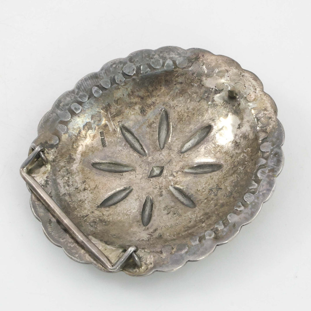Stamped Silver Buckle
