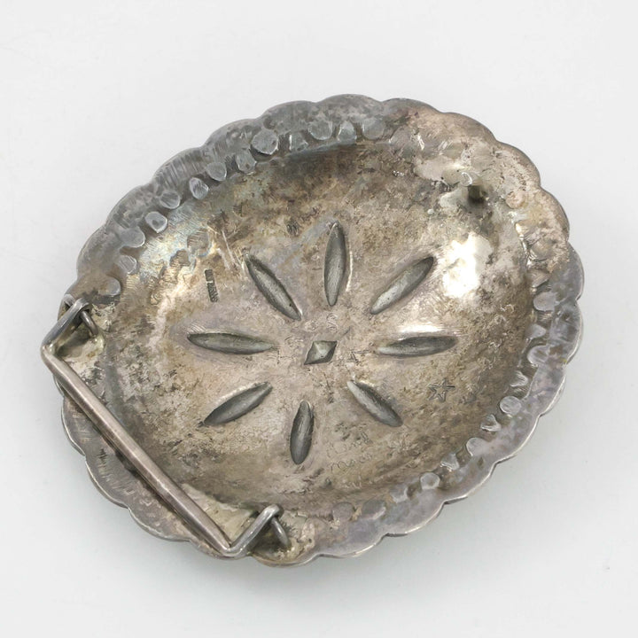 Stamped Silver Buckle