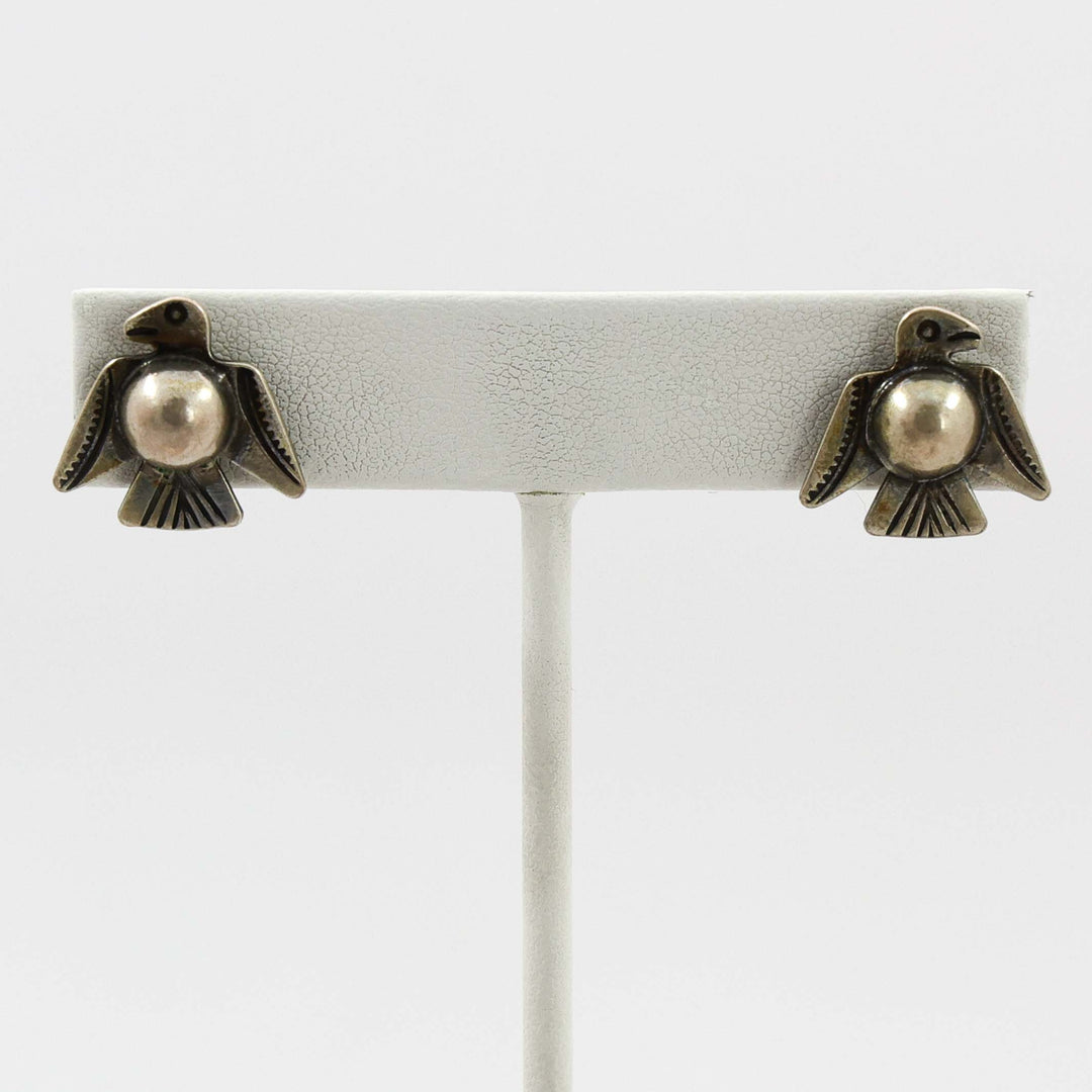 1930s Thunderbird Screwback Earrings