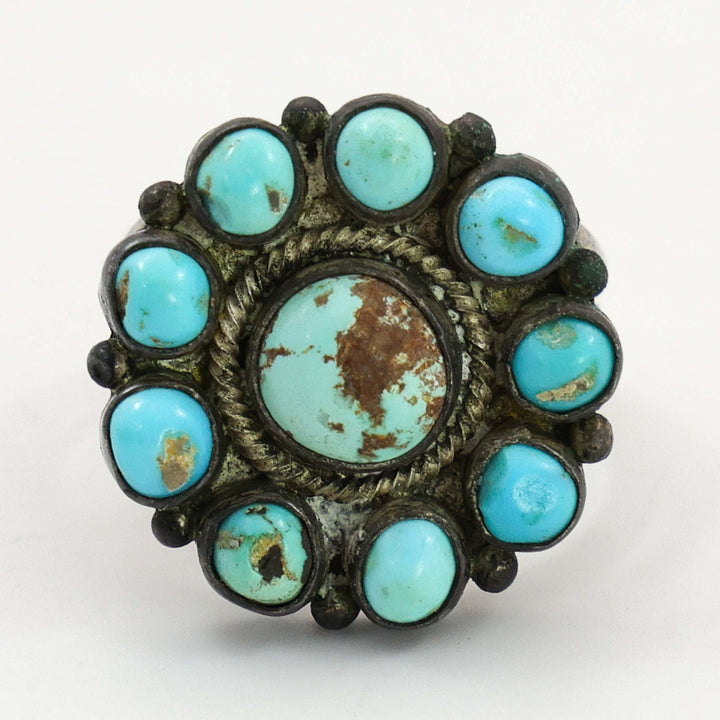 Turquoise Cluster Ring
