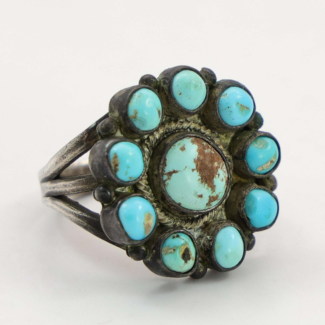 Turquoise Cluster Ring