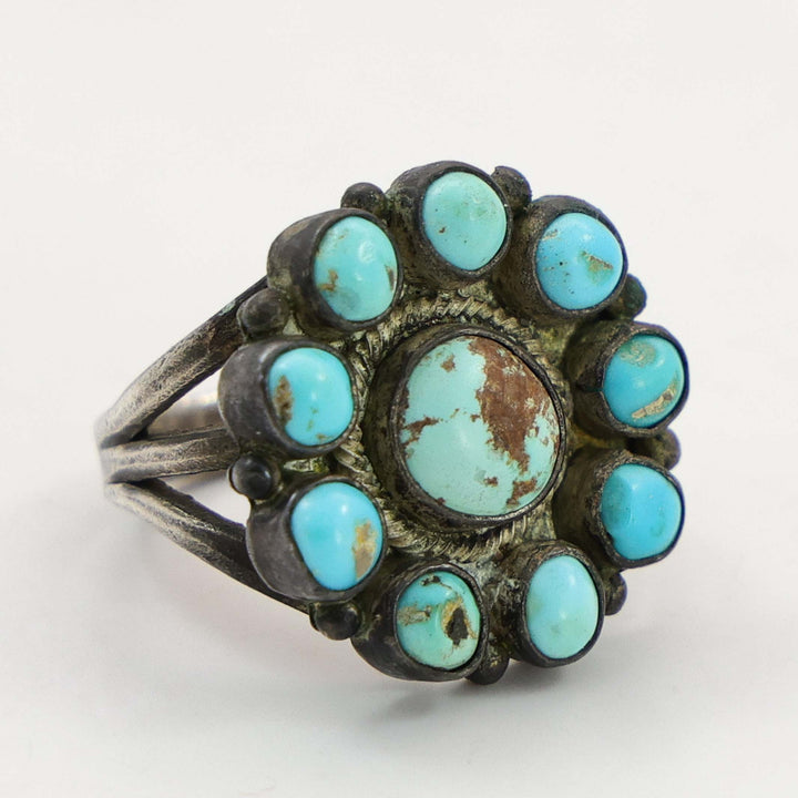 Turquoise Cluster Ring