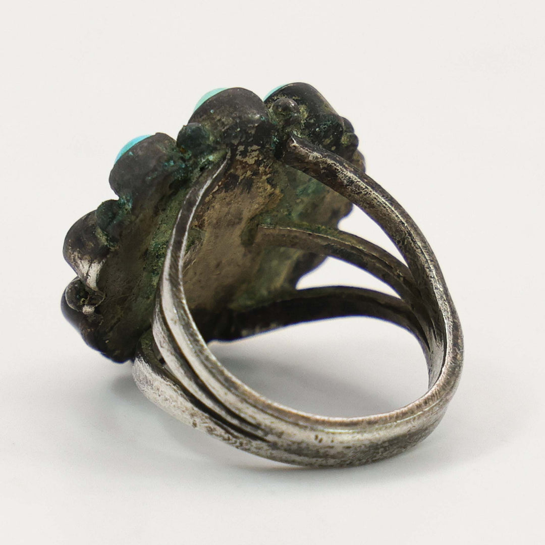 Turquoise Cluster Ring
