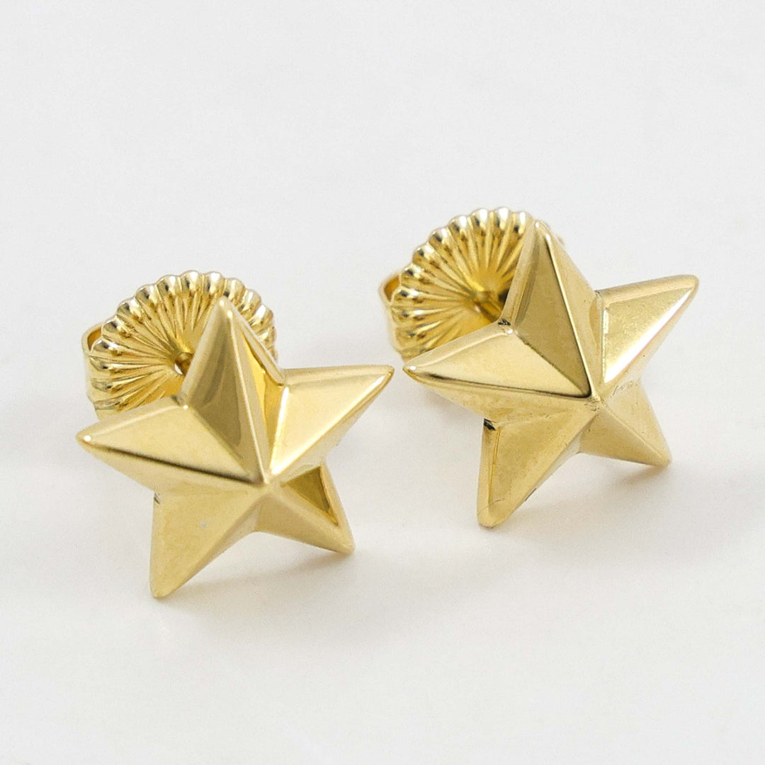 Gold Star Earrings