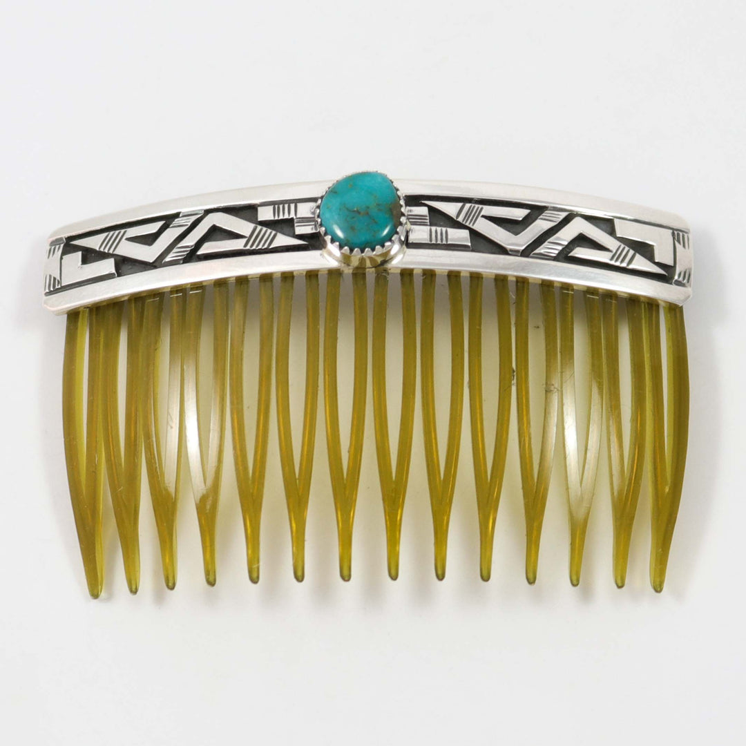 Turquoise Hair Comb