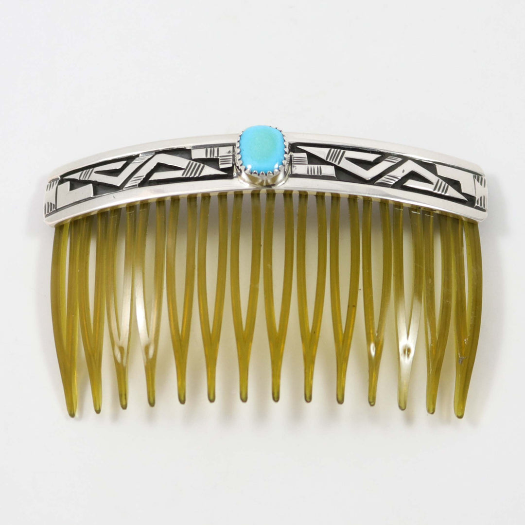 Turquoise Hair Comb