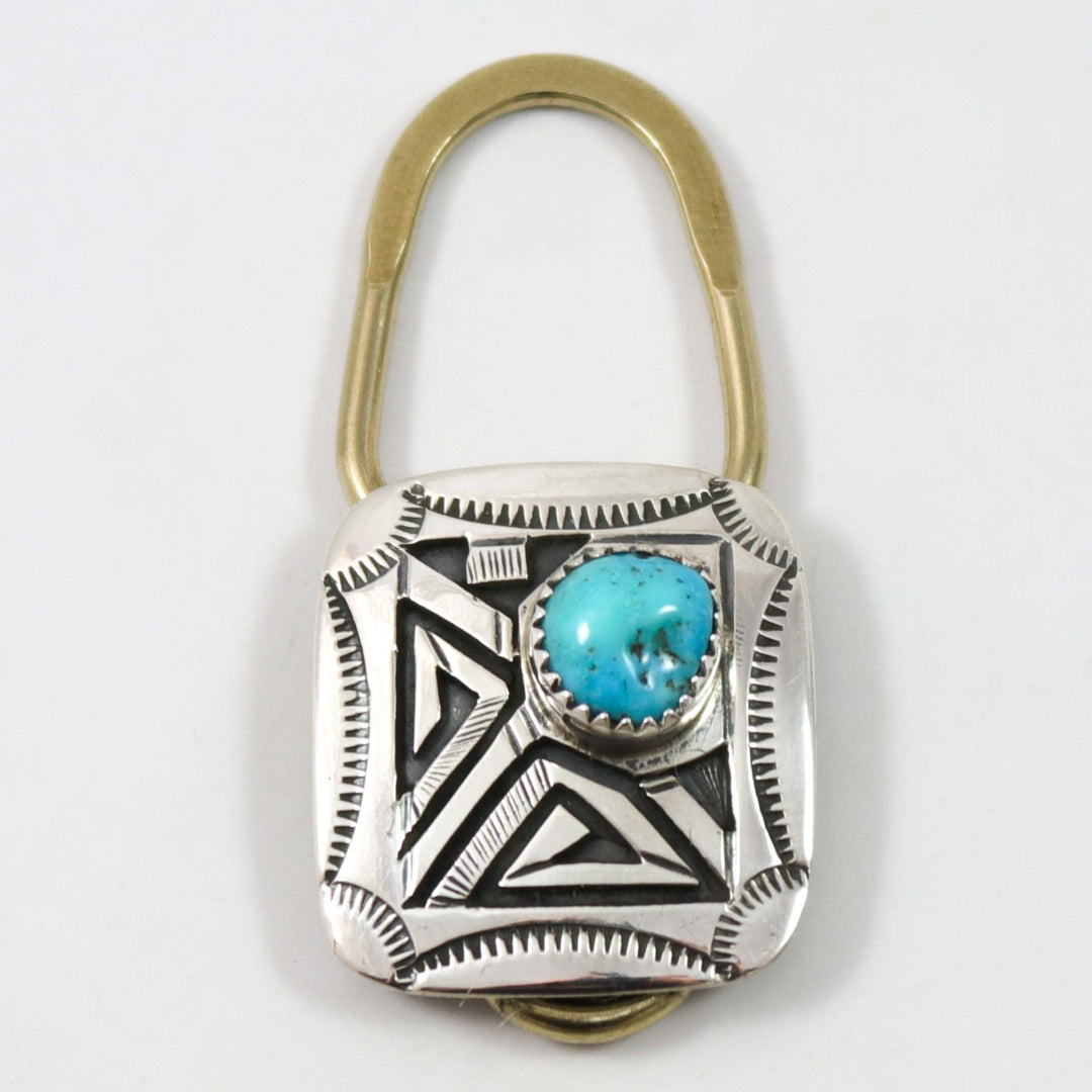 Kingman Turquoise Key Ring