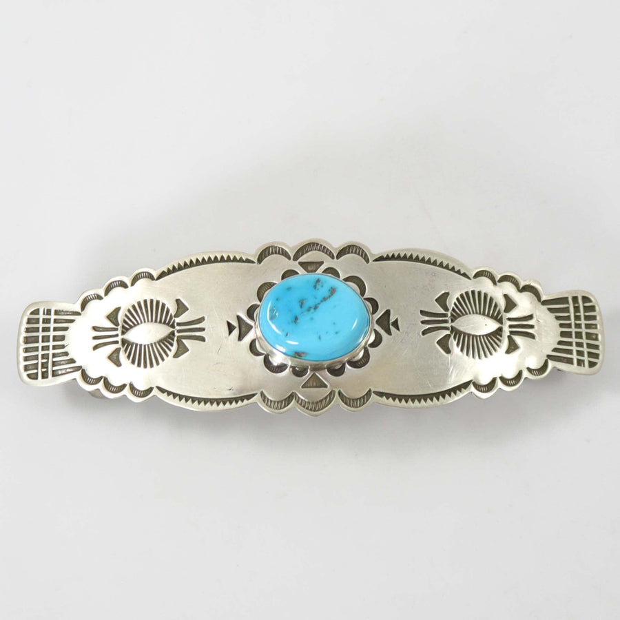 Sleeping Beauty Turquoise Barrette by Karl Nataani - Garland's