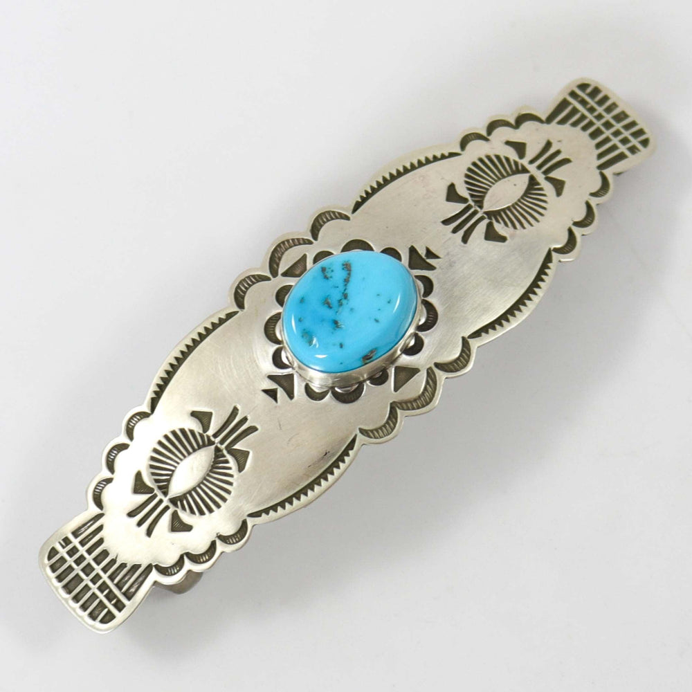 Sleeping Beauty Turquoise Barrette by Karl Nataani - Garland's