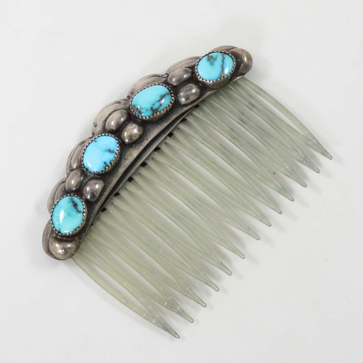 1930s Turquoise Hair Comb