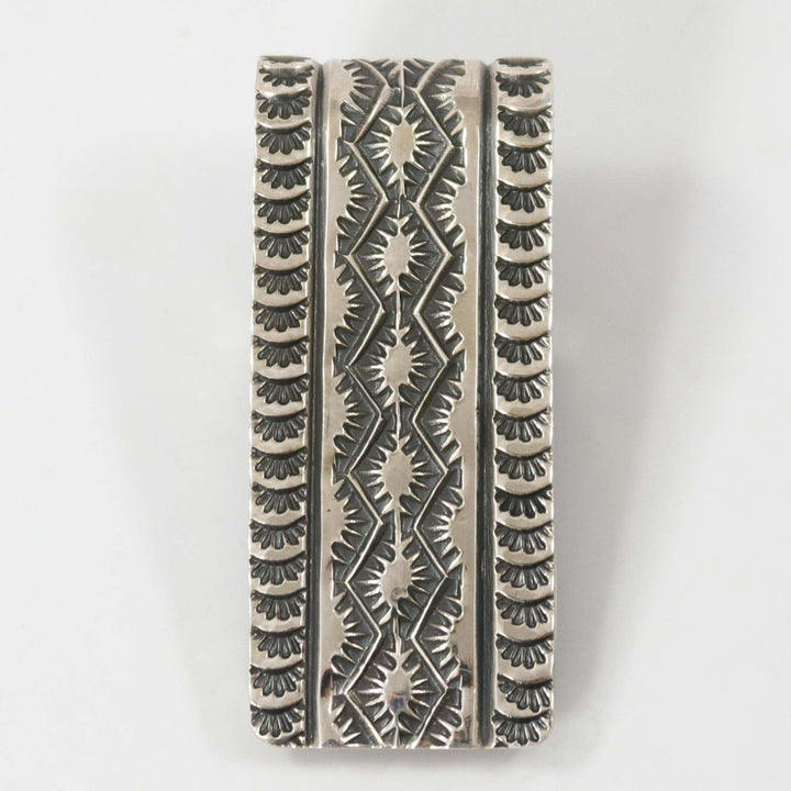 Stamped Silver Money Clip