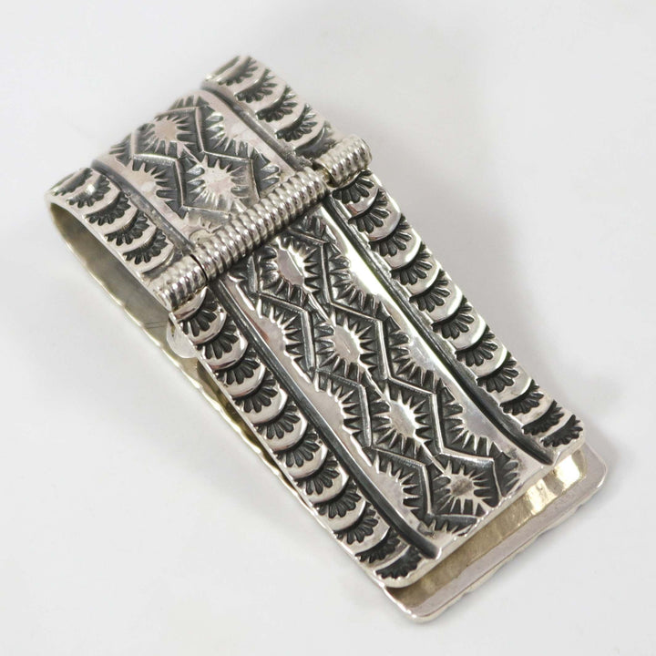 Stamped Silver Money Clip