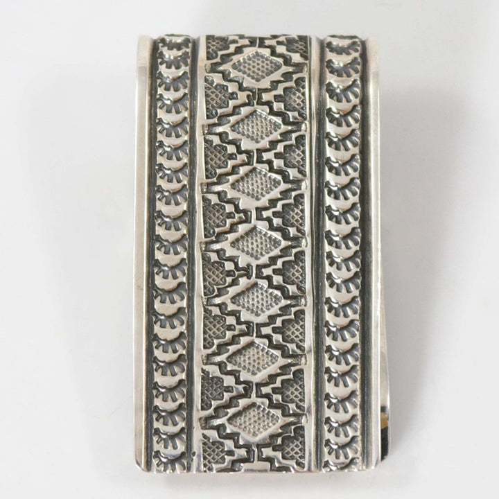 Stamped Silver Money Clip