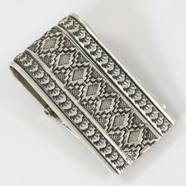 Stamped Silver Money Clip