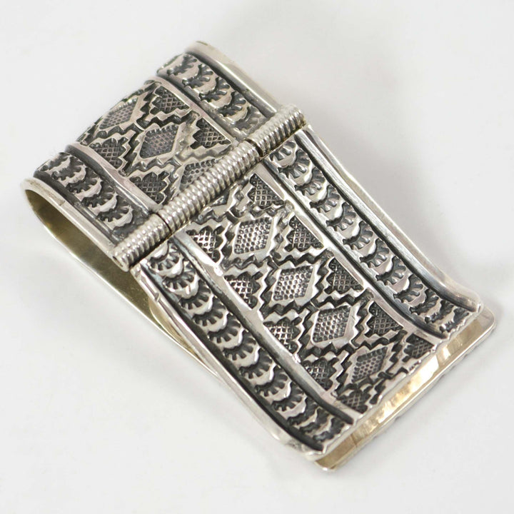 Stamped Silver Money Clip