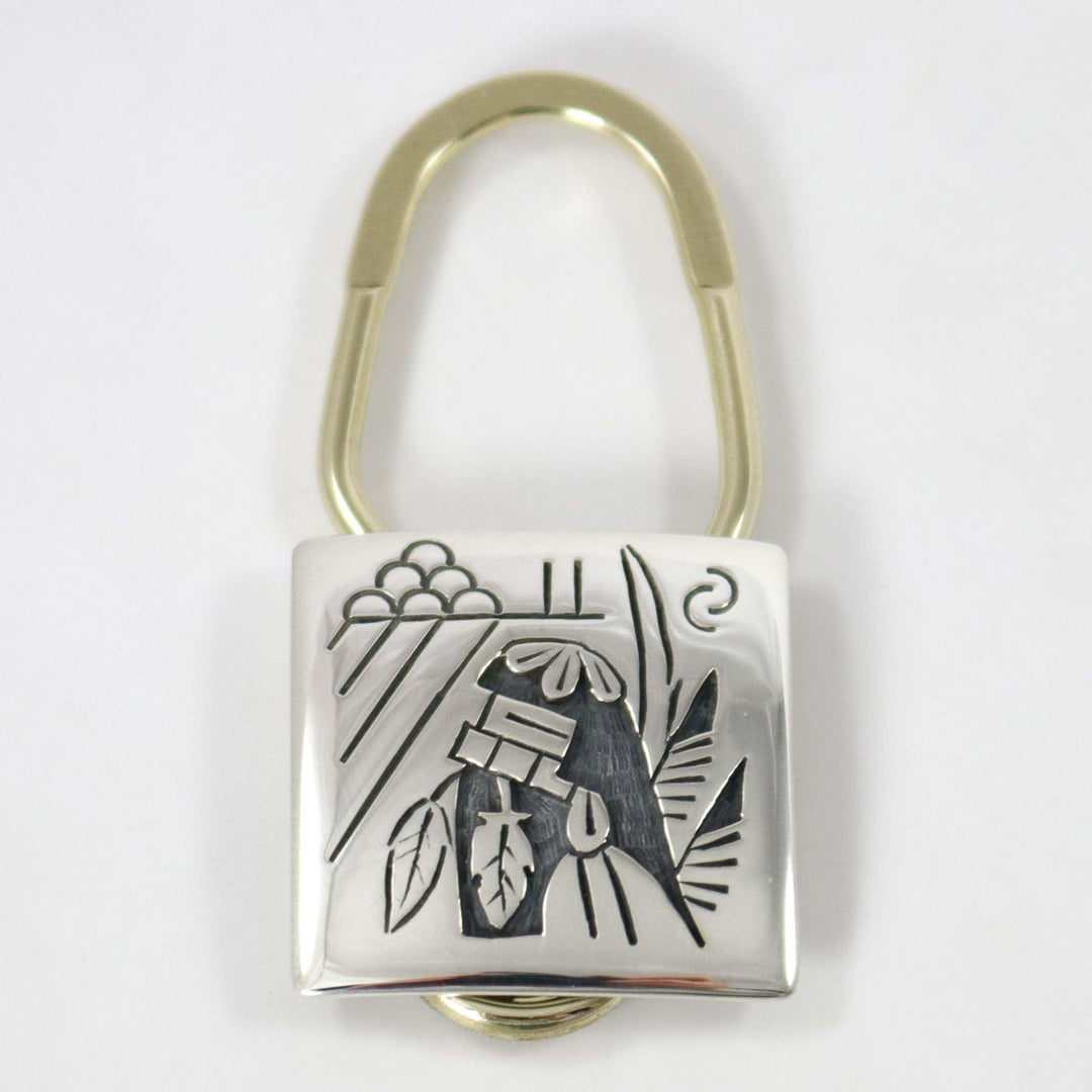Longhaired Kachina Key Ring