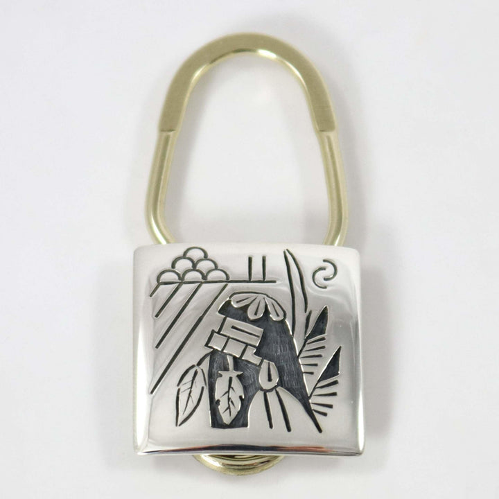 Longhaired Kachina Key Ring