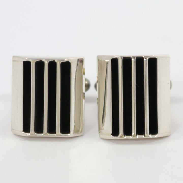 Silver “Tracks” Cufflinks