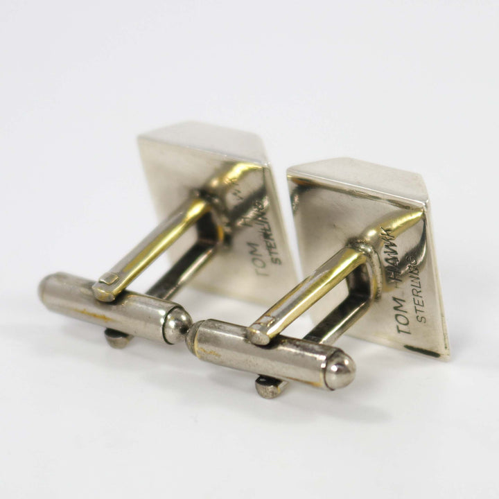 Silver “Tracks” Cufflinks