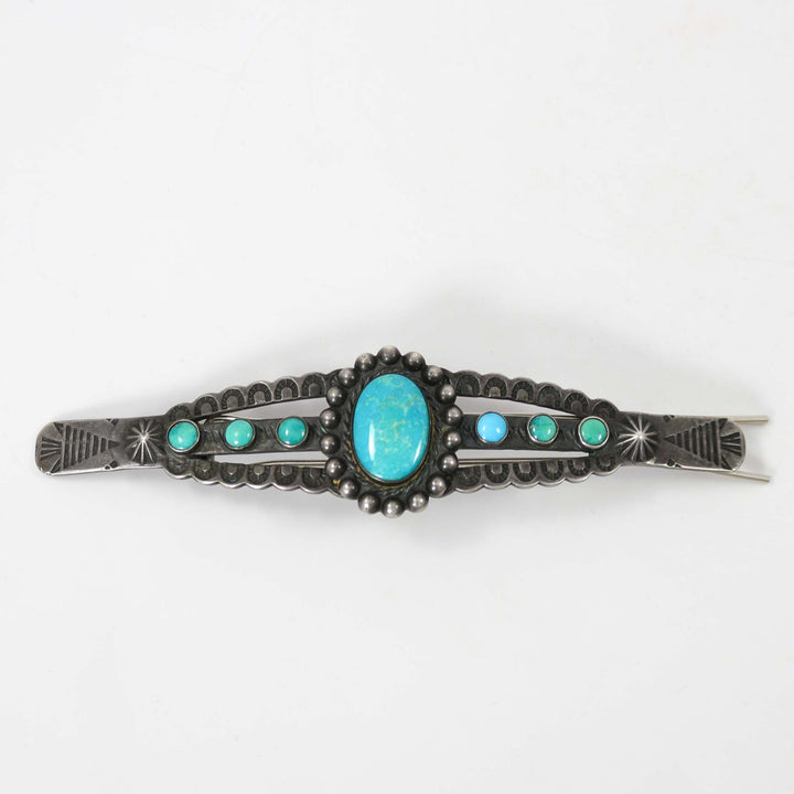 1930s Turquoise Hair Clip