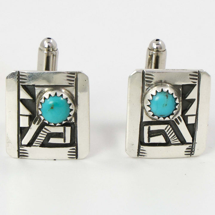 Sleeping Beauty Turquoise Cuff Links