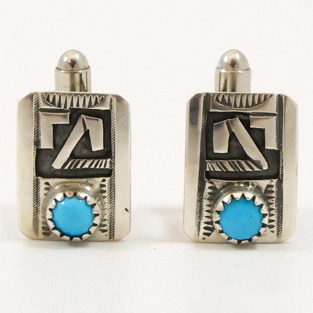 Sleeping Beauty Turquoise Cuff Links