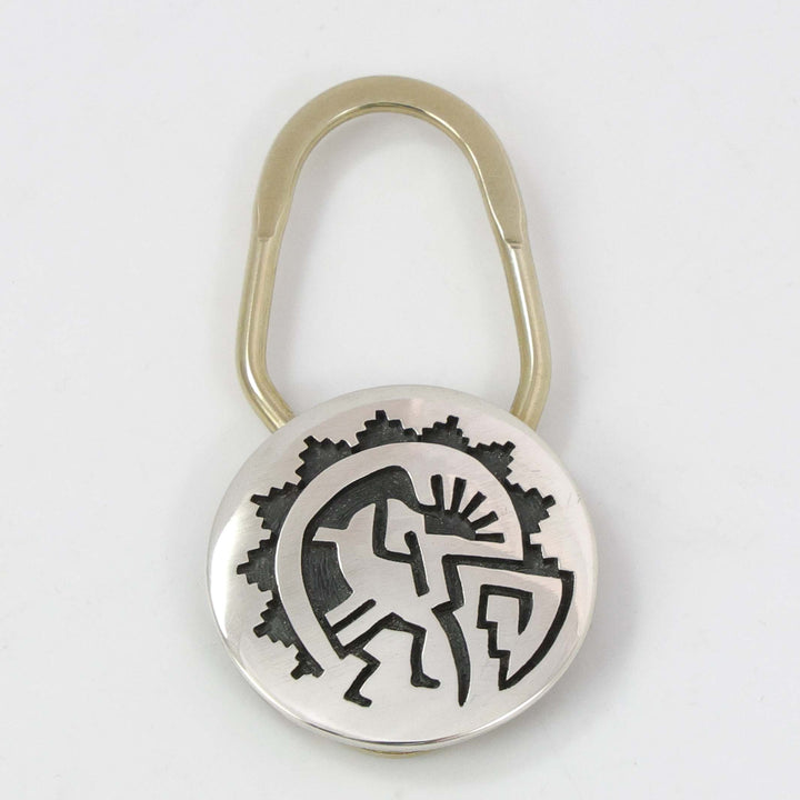 Flute Player Key Ring