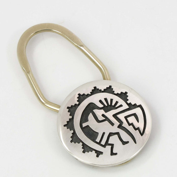 Flute Player Key Ring