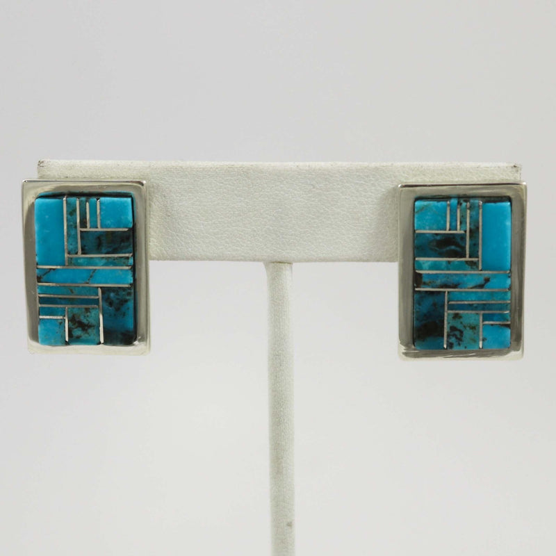 Turquoise Inlay Earrings