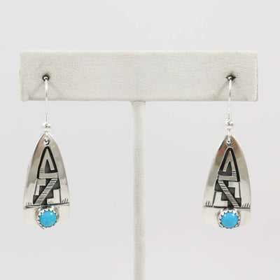 Sleeping Beauty Turquoise Earrings