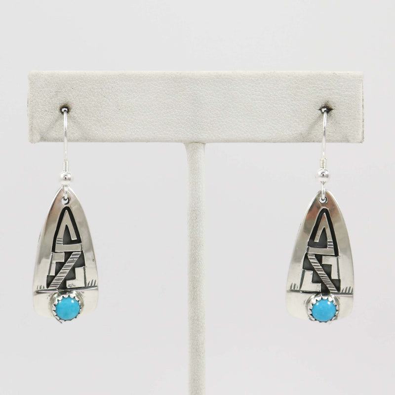 Sleeping Beauty Turquoise Earrings