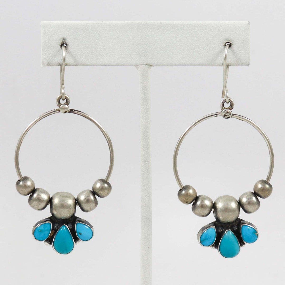 Sleeping Beauty Turquoise Earrings