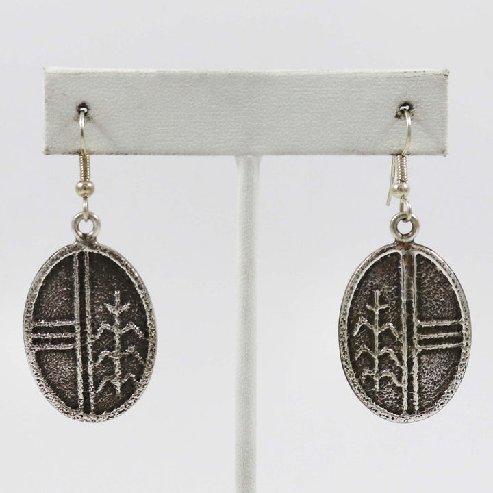 Boucles d'oreilles en tige de maïs moulée