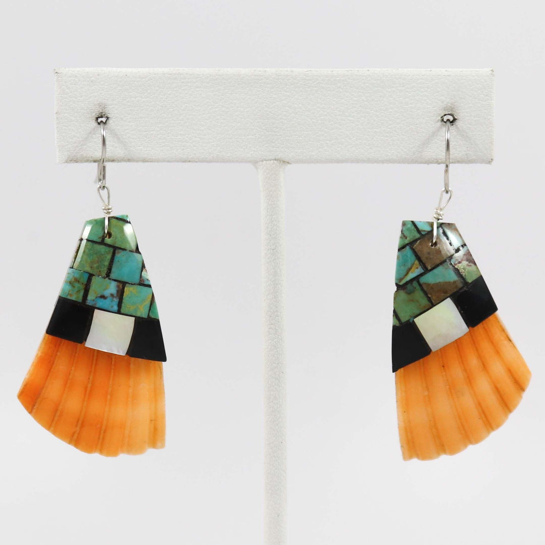 Inlaid Shell Earrings