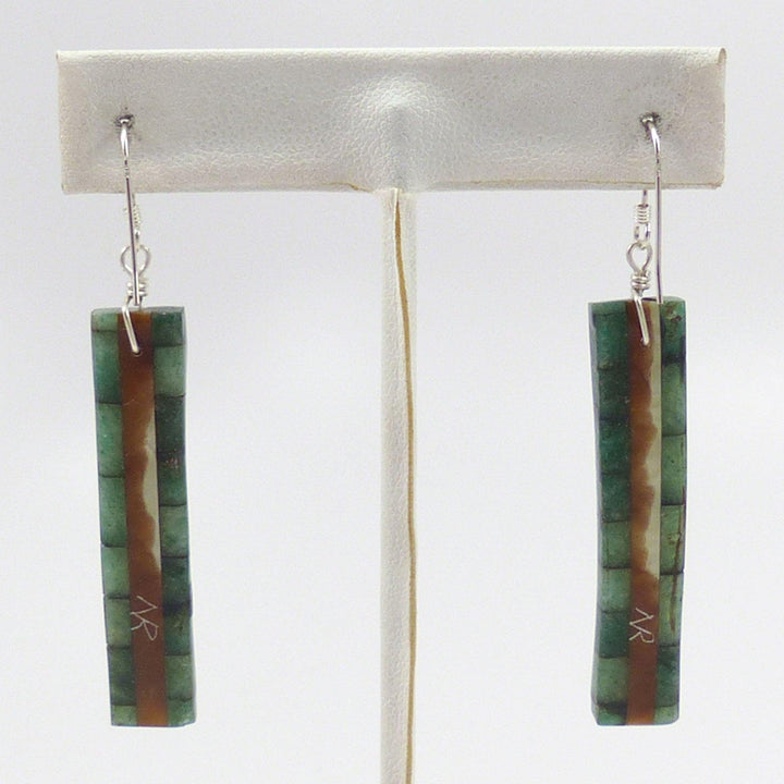 Inlay Earrings by Nick and Me-Wee Rosetta - Garland's